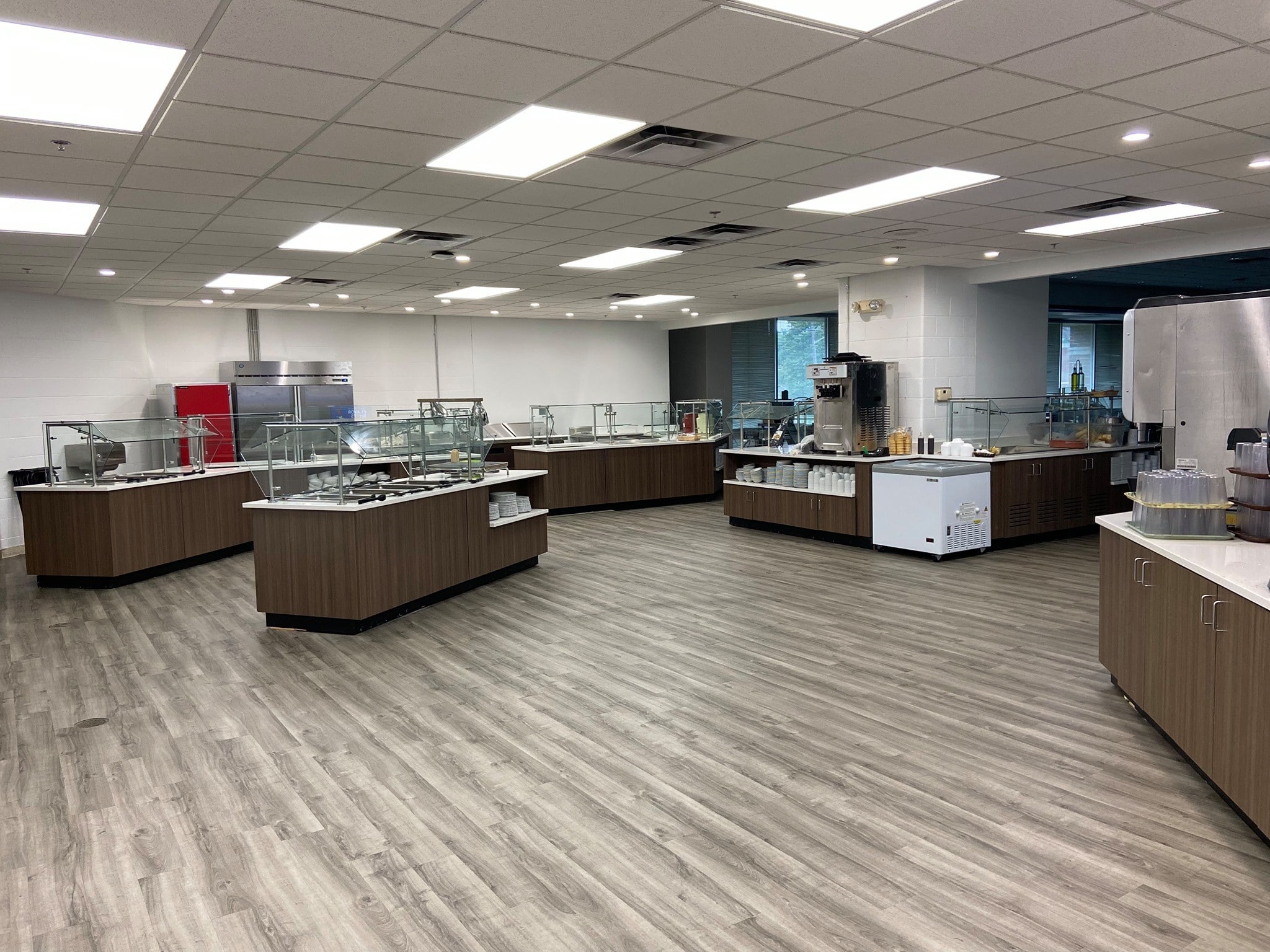 newly renovated cafeteria